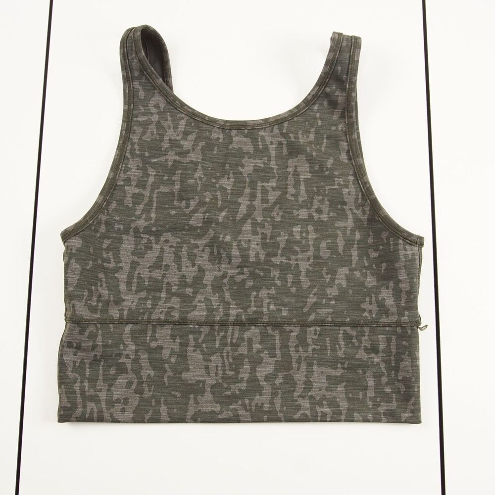 Lululemon Power Pivot Camo Tank Top Womens Sz 2 -4